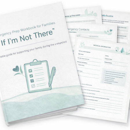 Emergency Prep Workbook for Families (Full Fill-In-The-Blanks PDF)